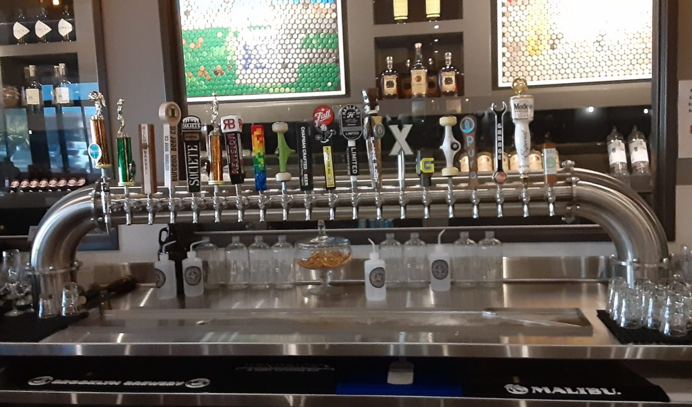 Draft beer tower draft tower